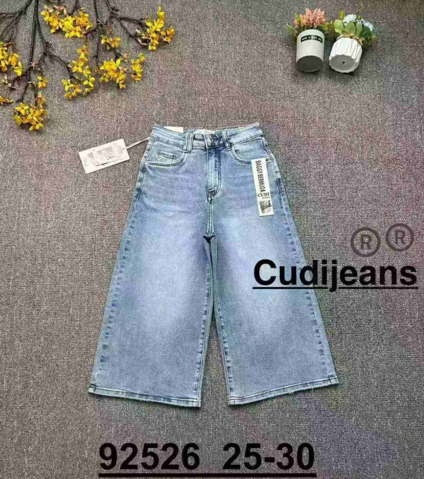 Rybaczki damskie jeans Roz 25-30, 1 Kolor Paczka 10 szt